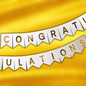 CONGRATULATIONS BANNER