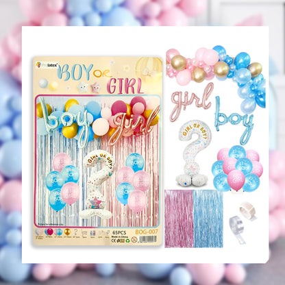 GENDER REVEAL DECORATION SET BABY