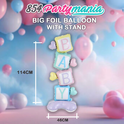 4D GIANT FOIL BALLOON STAND ALONE BABY