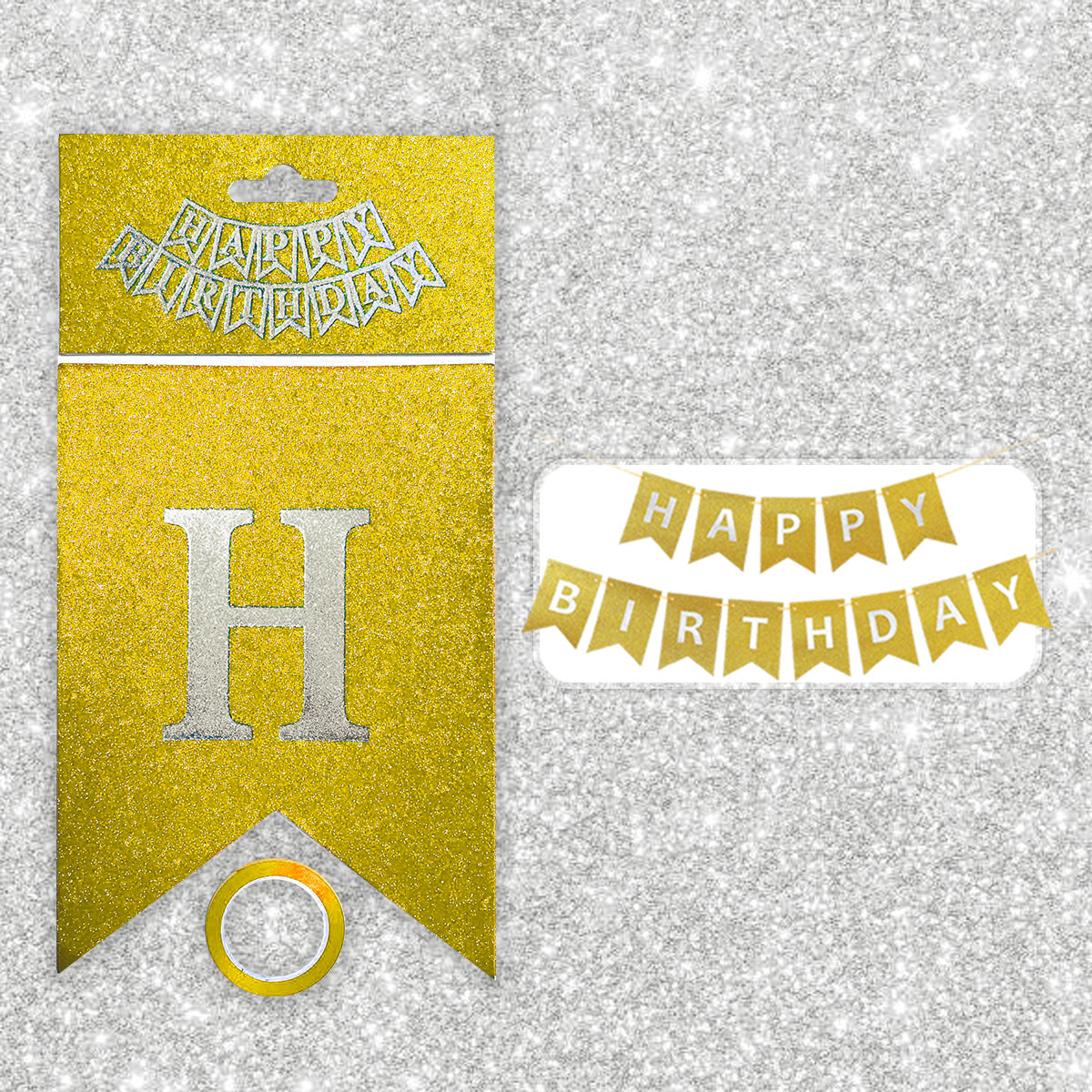 HB BANNER GLITTER