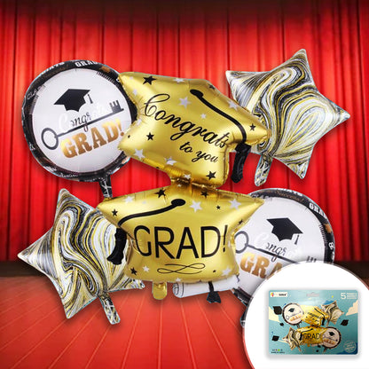 5in1 Balloon Set Graduation (sold by 10's)