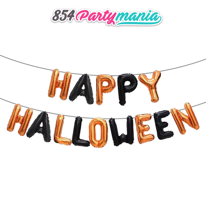 HAPPY HALLOWEEN LETTER FOIL BALLOON