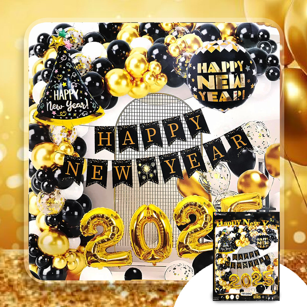 2025 NEW YEAR BALLOON GARLAND SETS