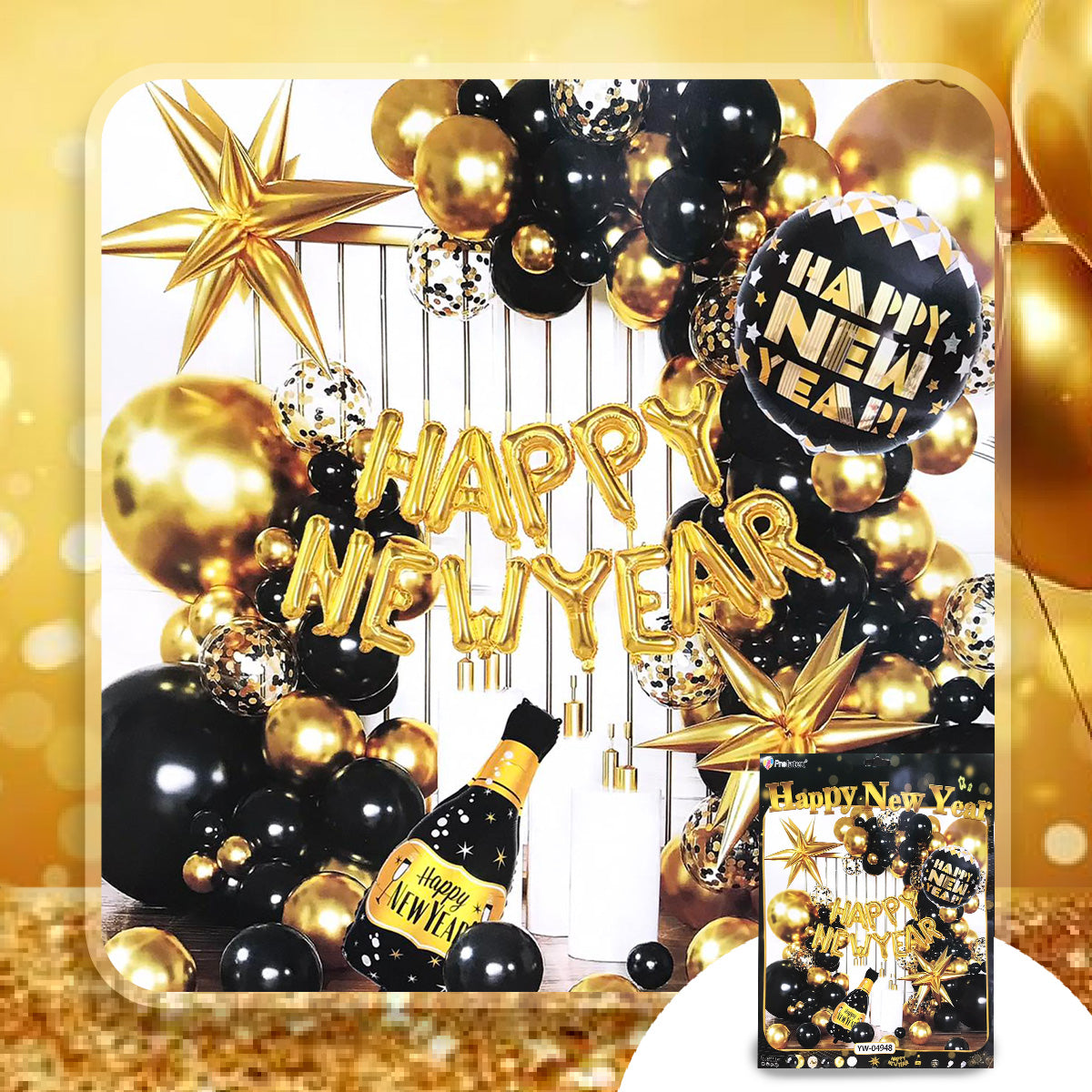 2025 NEW YEAR BALLOON GARLAND SETS