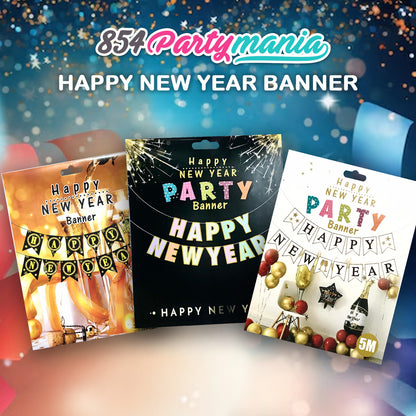 HAPPY NEW YEAR BANNER (sold by 12's)