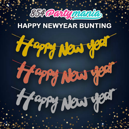 HAPPY NEW YEAR BANNER (sold by 12's)