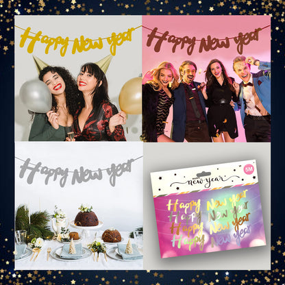 HAPPY NEW YEAR BANNER (sold by 12's)