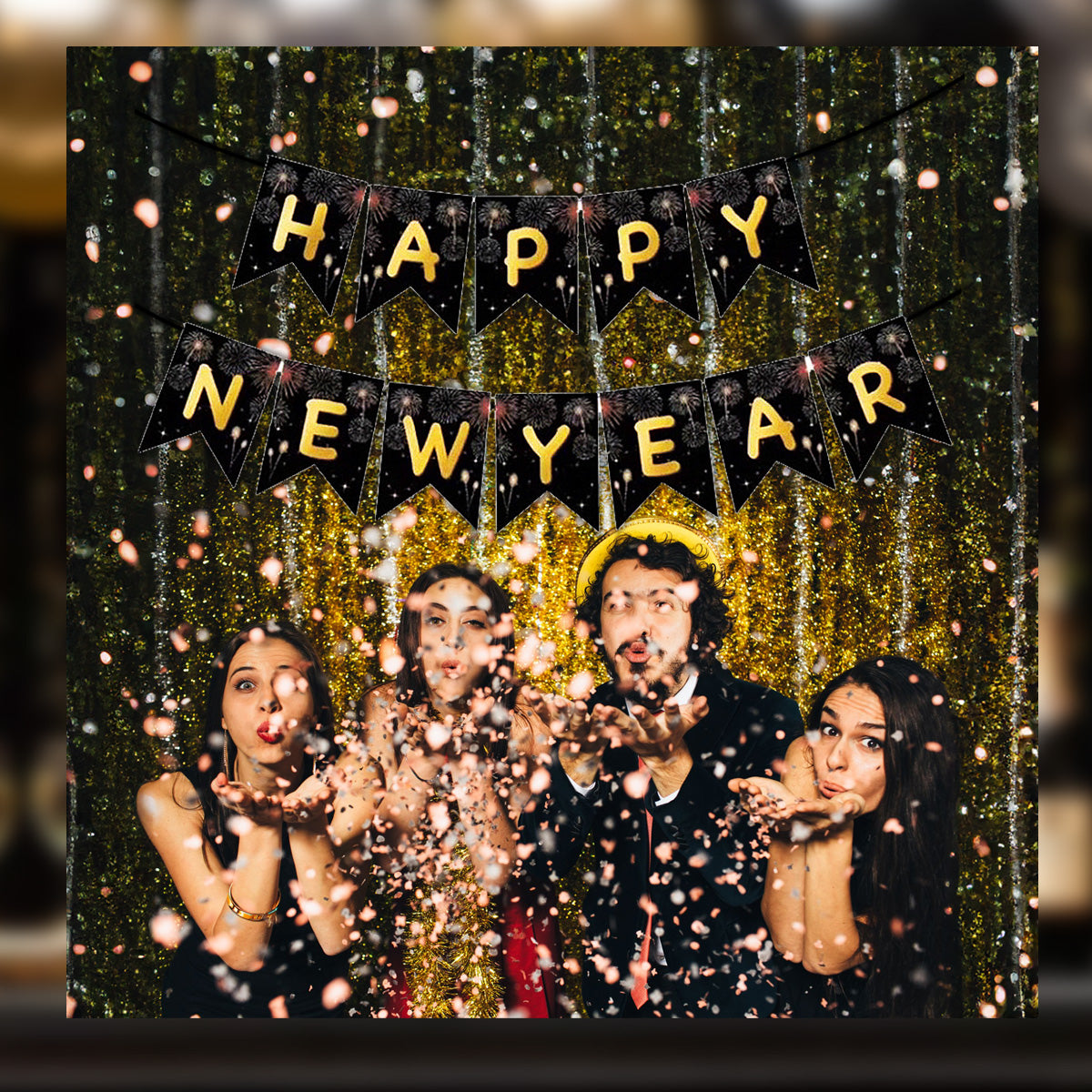 HAPPY NEW YEAR BANNER (sold by 12's)