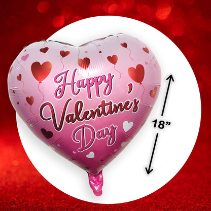 2025 VALENTINES 18" FOIL BALLOON (sold by 50's)