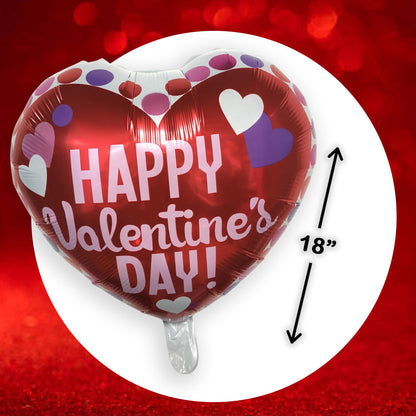 2025 VALENTINES 18" FOIL BALLOON (sold by 50's)