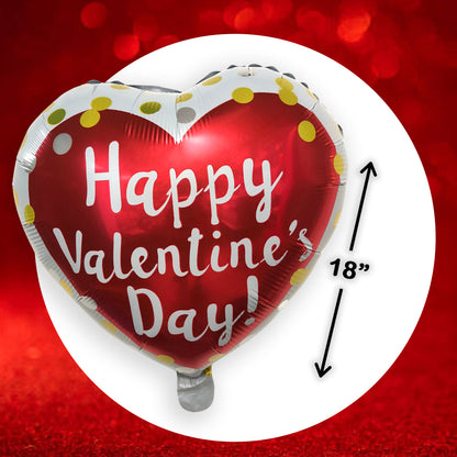 2025 VALENTINES 18" FOIL BALLOON (sold by 50's)