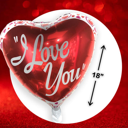 2025 VALENTINES 18" FOIL BALLOON (sold by 50's)