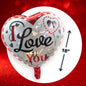 2025 VALENTINES 18" FOIL BALLOON (sold by 50's)