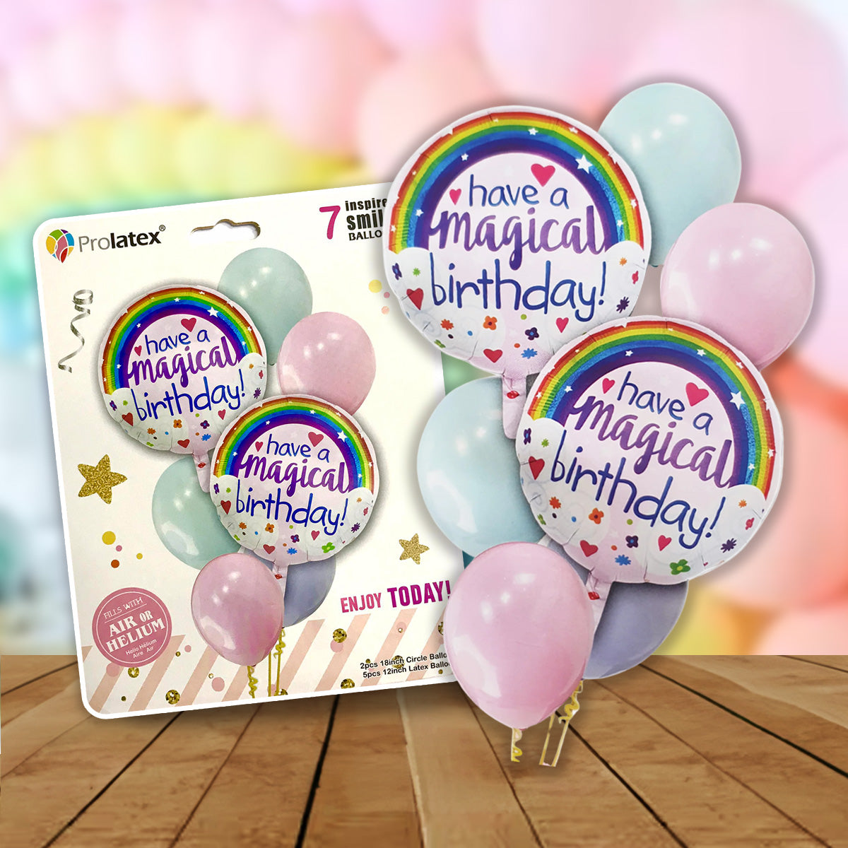 7 IN 1 RAINBOW MAGICAL BIRTHDAY