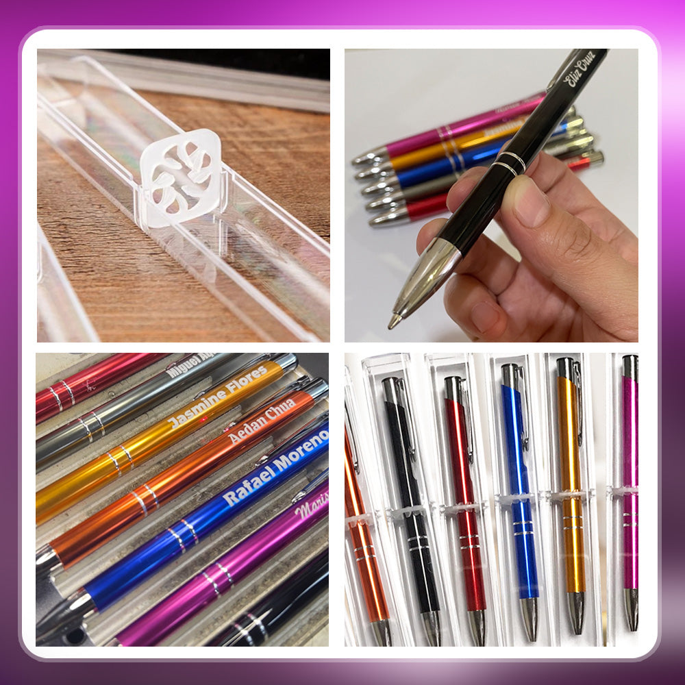 PERSONALIZED METAL PEN WITH ACRYLIC CASE 1PC