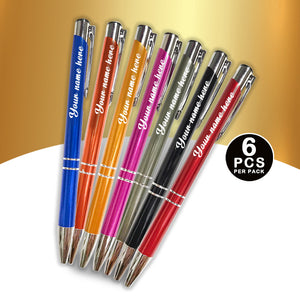 PERSONALIZED METAL BALLPEN 6PCS