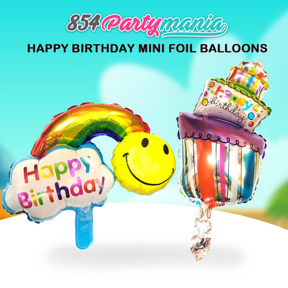 Mini Foil Balloons 14 inch (sold by 50's)