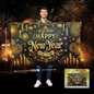 VINYL NEW YEAR BACKDROP