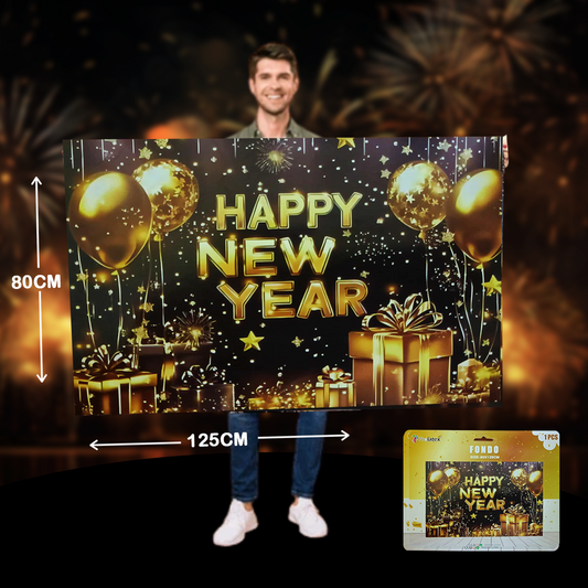 VINYL NEW YEAR BACKDROP