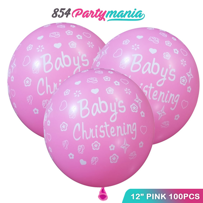 BABY CHRISTENING FULLPRINT PROLATEX BALLOONS