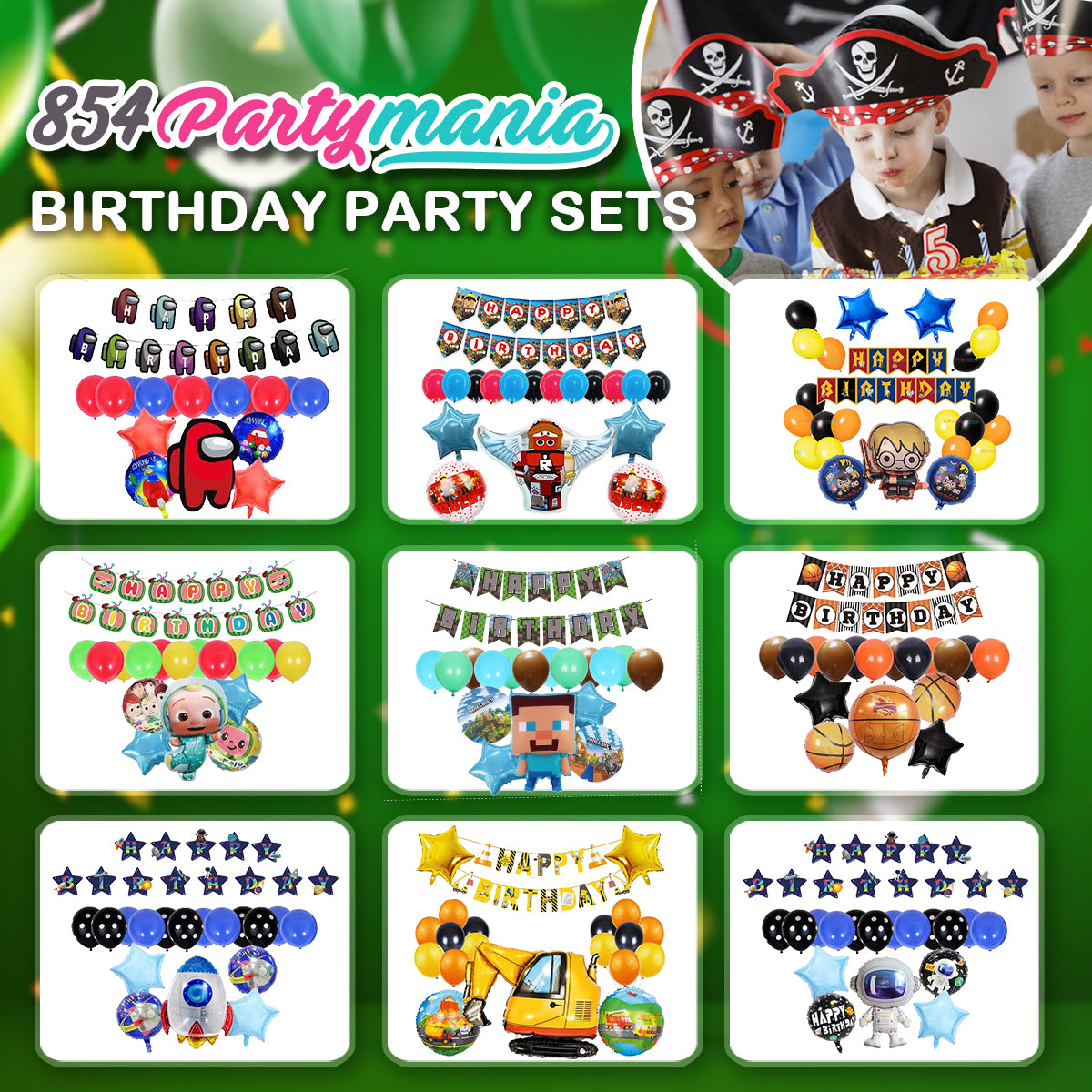 CHARACTER COMPLETE PARTY SETS