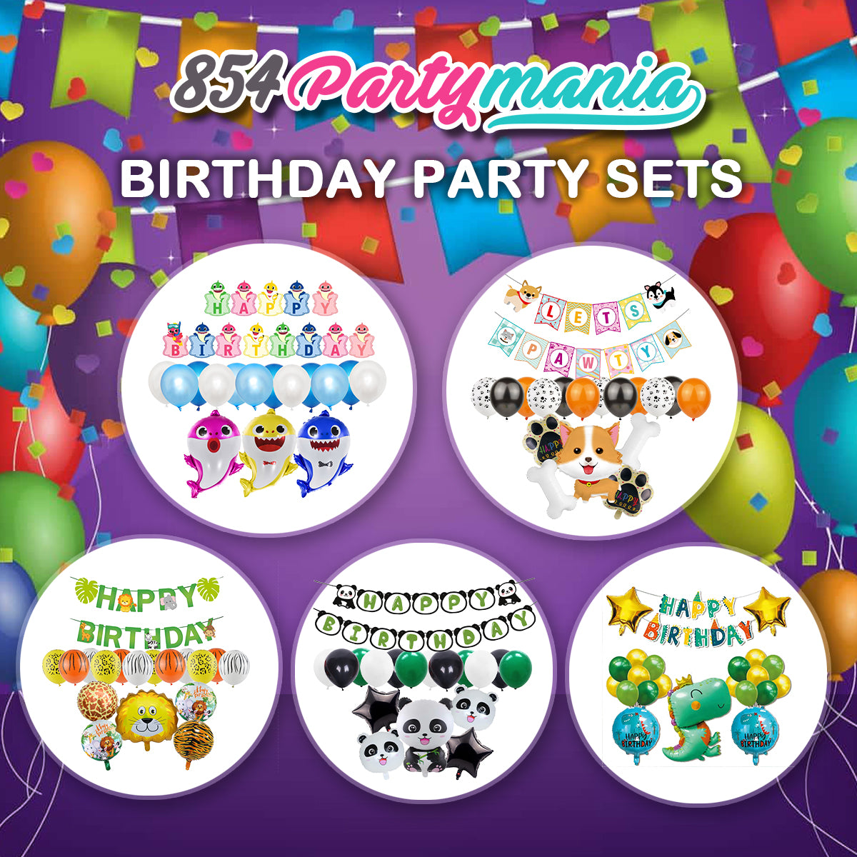 CHARACTER COMPLETE PARTY SETS