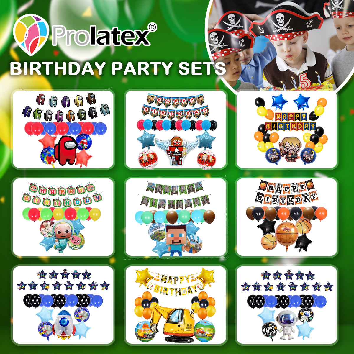 CHARACTER COMPLETE PARTY SETS