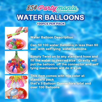 111PCS Water Balloon (sold by 5's)