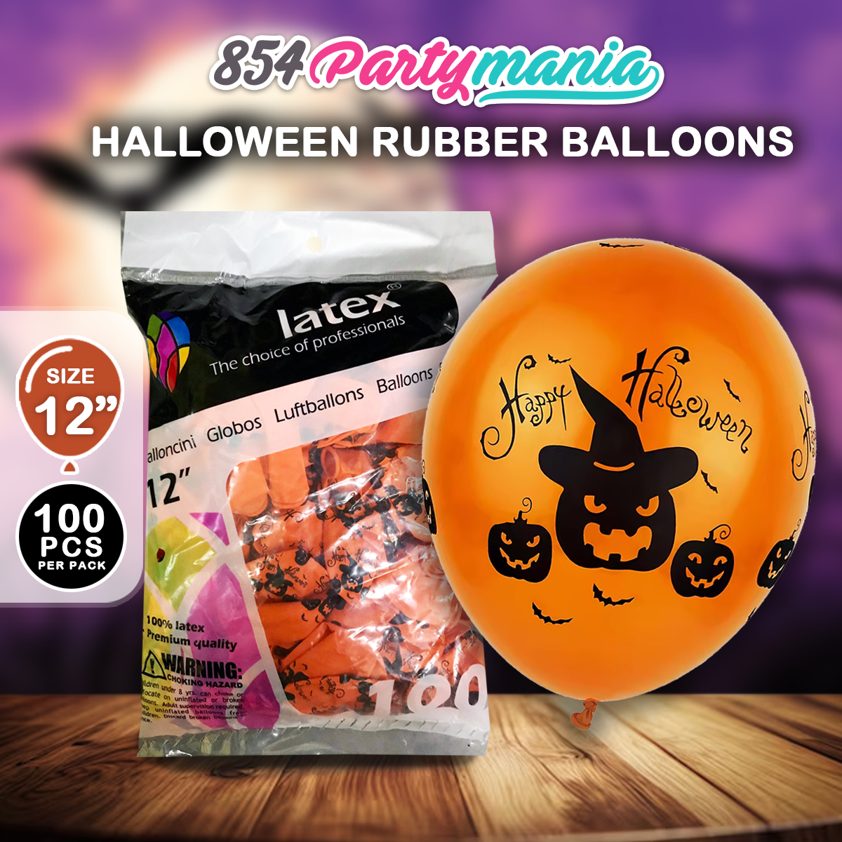 HALLOWEEN FULLPRINT BALLOONS