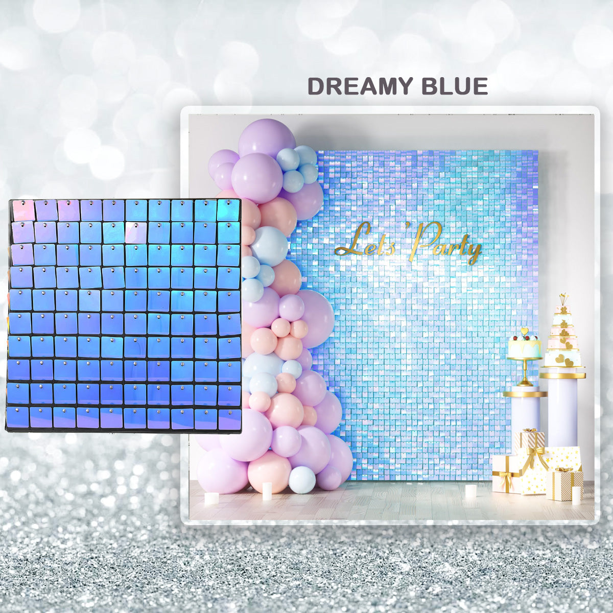 SHIMMER WALL BACKDROP SQUARE COLLECTION