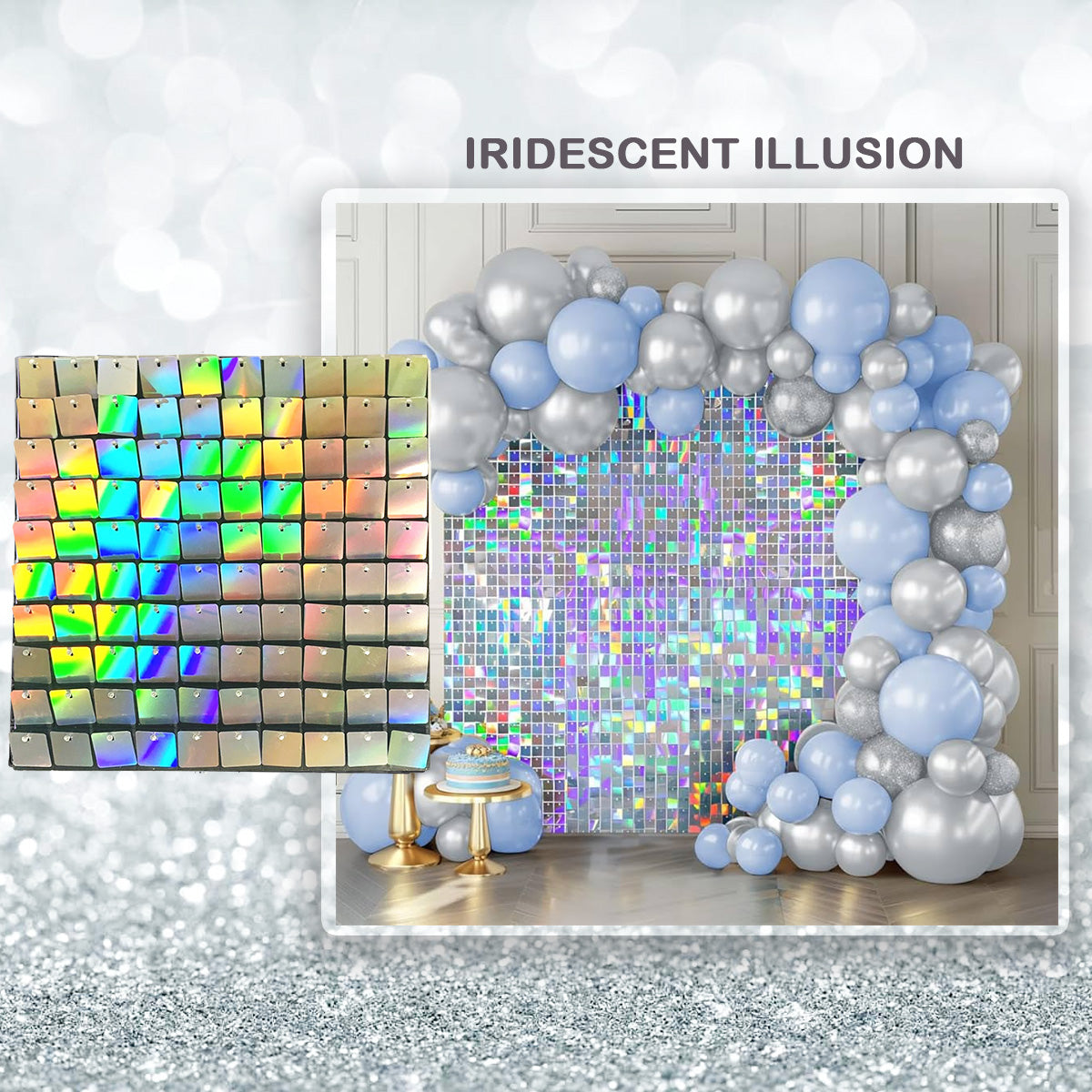 SHIMMER WALL BACKDROP SQUARE COLLECTION