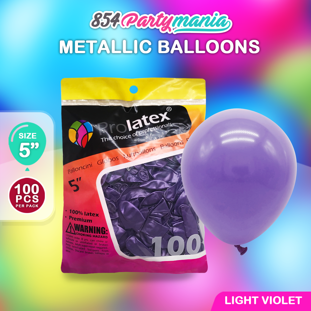 Prolatex 5 inch Metallic