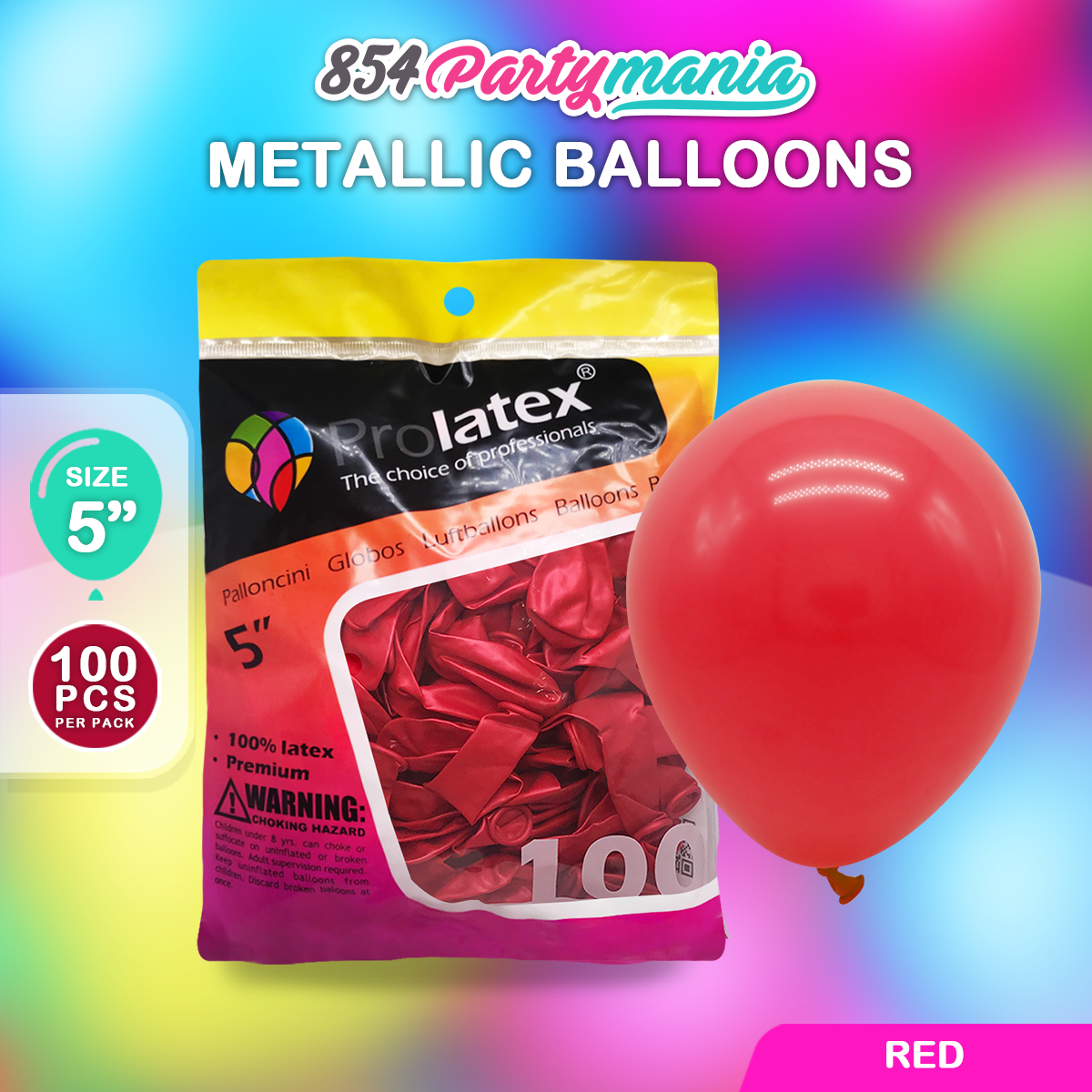 Prolatex 5 inch Metallic