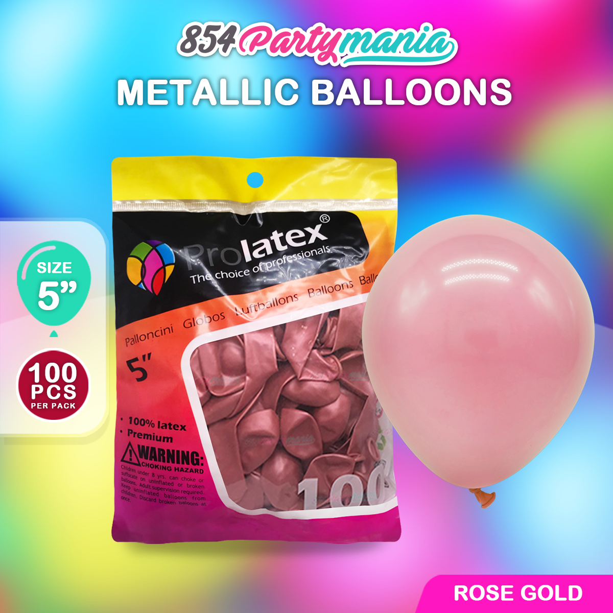 Prolatex 5 inch Metallic