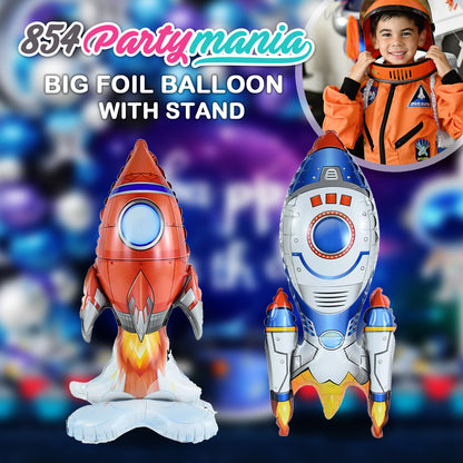 4D GIANT FOIL BALLOON STAND ALONE SPACESHIP