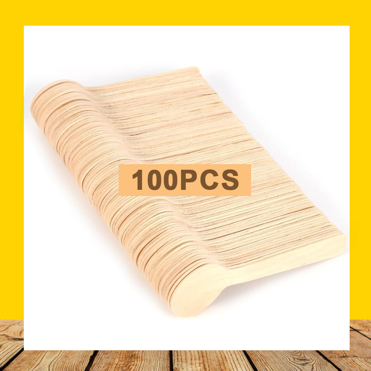 100pcs Wooden Utencils