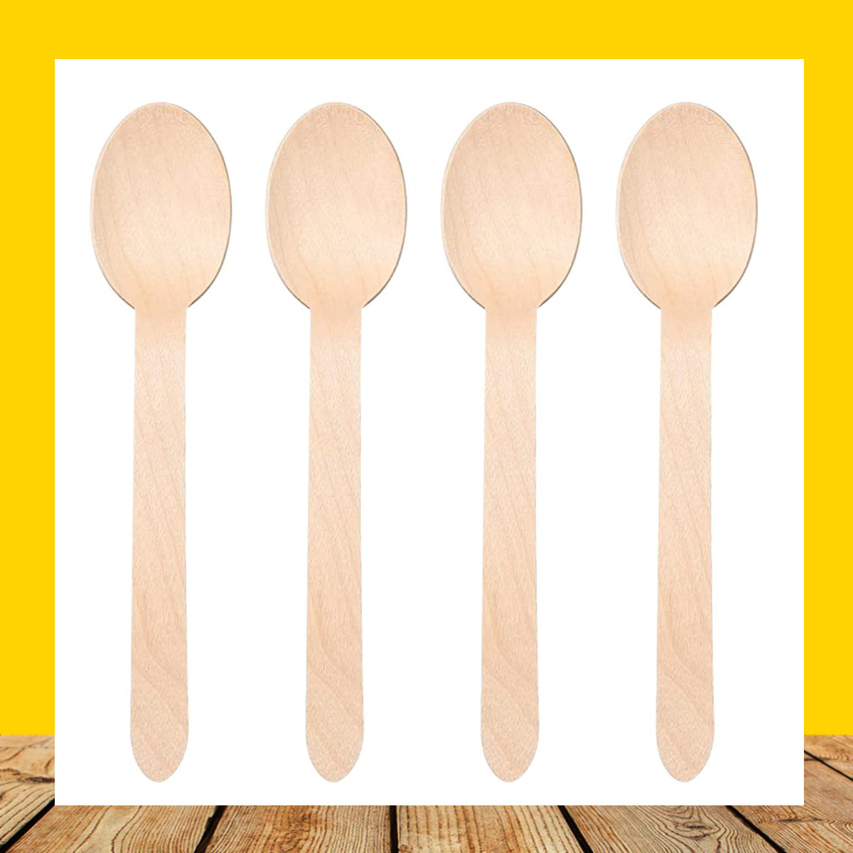 100pcs Wooden Utencils