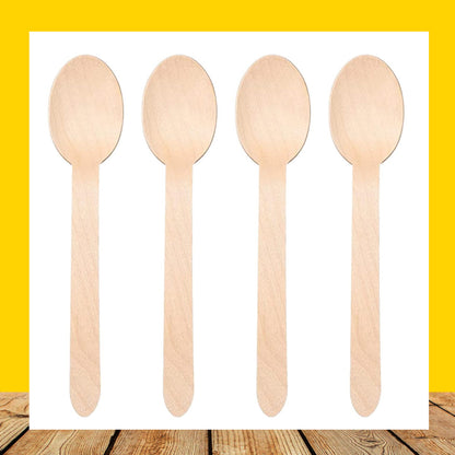 100pcs Wooden Utencils