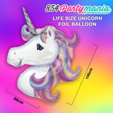 SHAPED FOIL BALLOON UNICORN