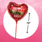 2025 Valentines Balloons 10" Foil with stick