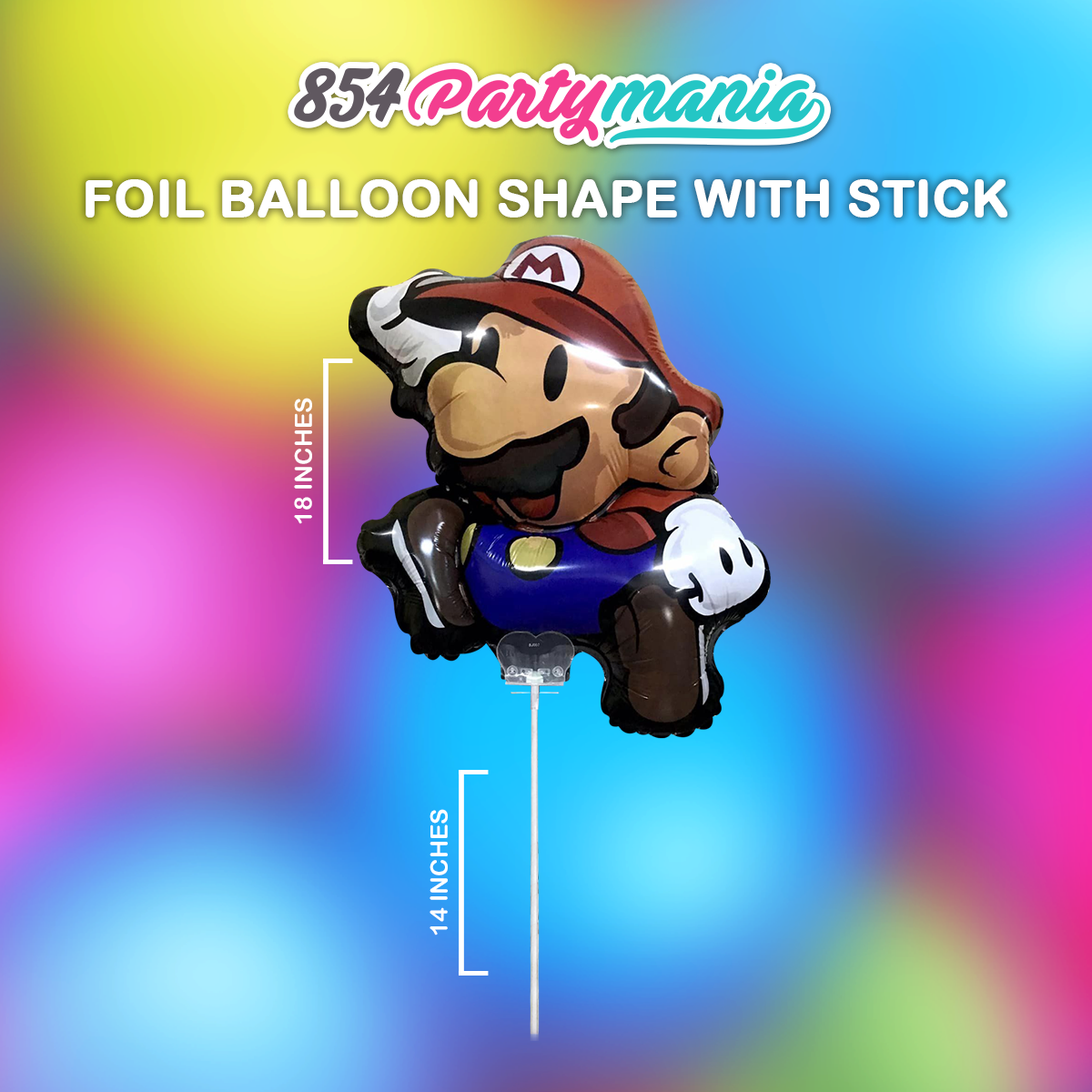 FOIL BALLOON WITH STICK