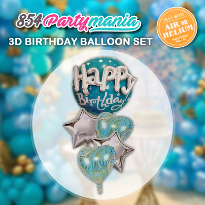 5 IN 1 BALLOON SET 3D HB BALLOON (sold by 10's)