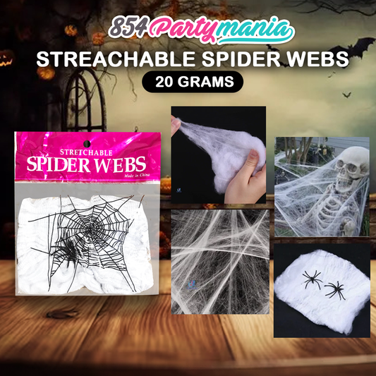 SPIDER WEB 20 GRAMS HALLOWEEN (sold by 10's)