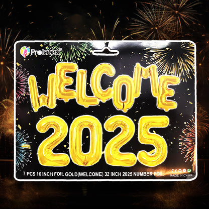 WELCOME 2025 SET NEW YEAR