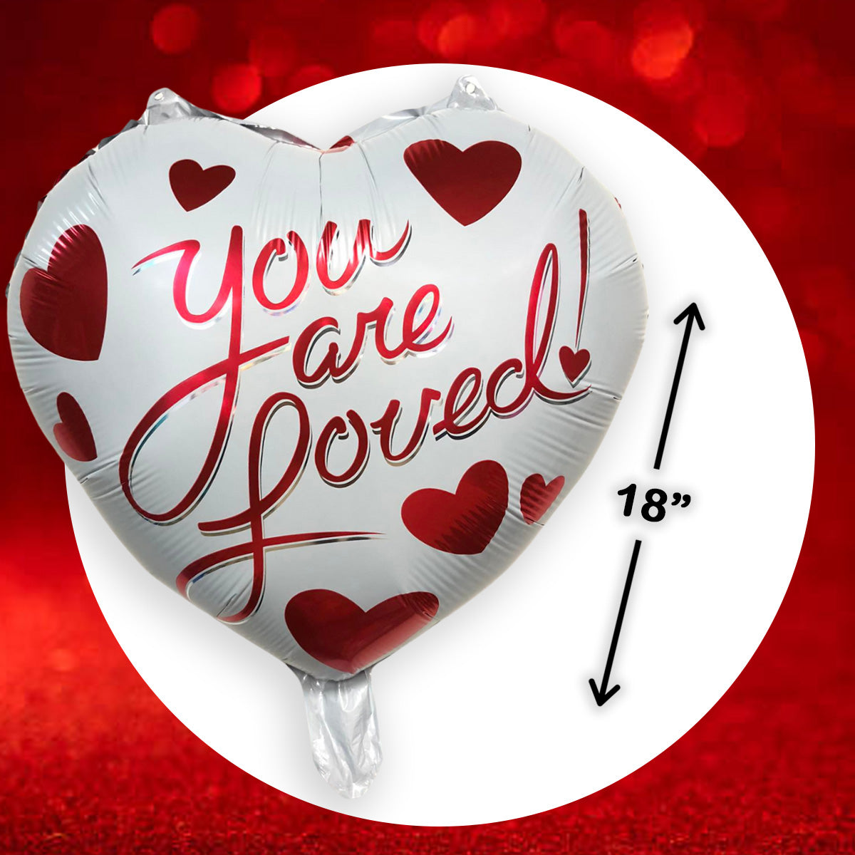 2025 VALENTINES 18" FOIL BALLOON (sold by 50's)