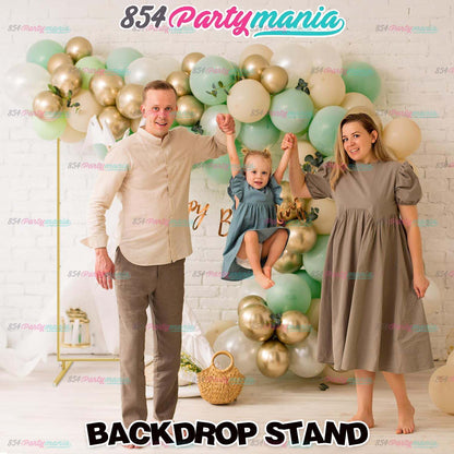 BACKDROP BALLOON STAND GOLD