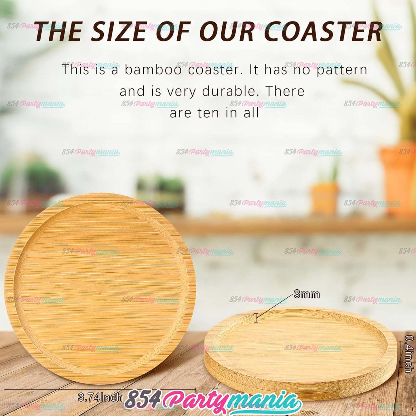 BAMBOO COASTER ROUND