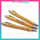 PERSONALIZED BAMBOO BALLPEN 6PCS