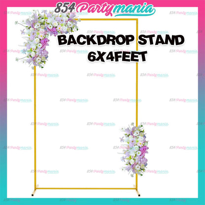 BACKDROP BALLOON STAND GOLD