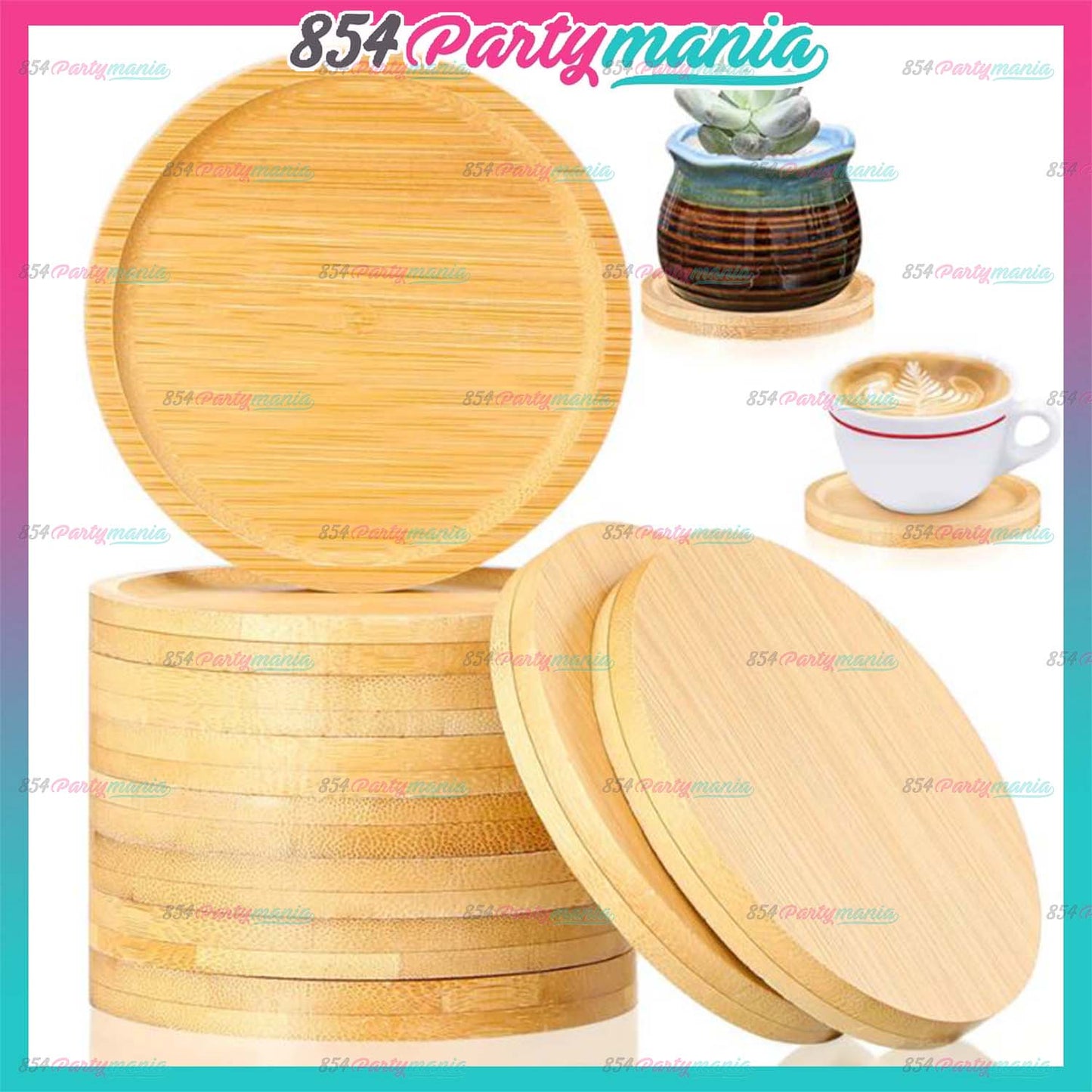 BAMBOO COASTER ROUND